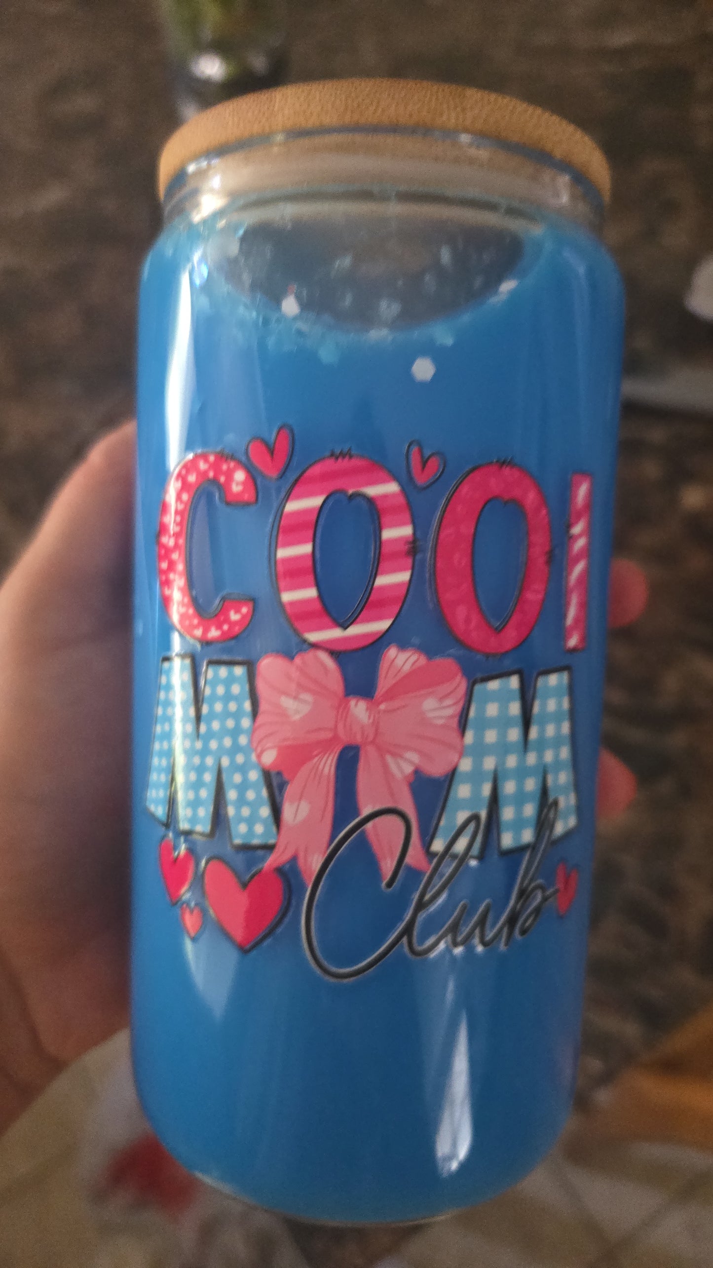 Mom Snow Globe Tumbler