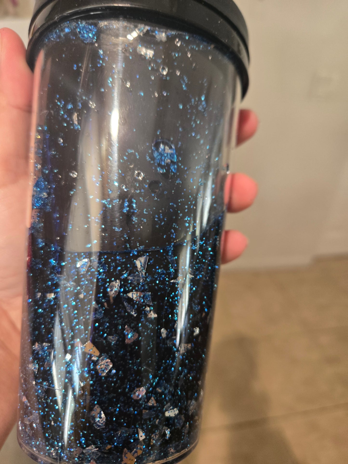 Midnight Sparkle - 16oz Snow Globe Tumbler