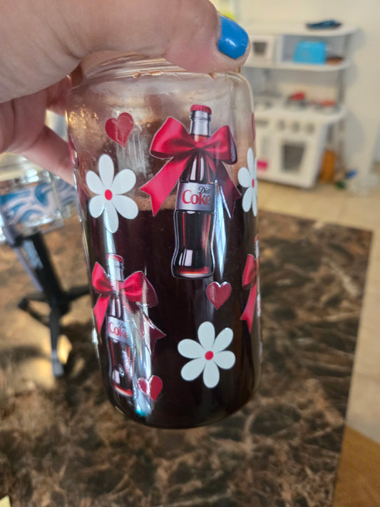 Diet Coke Snow Globe Tumbler