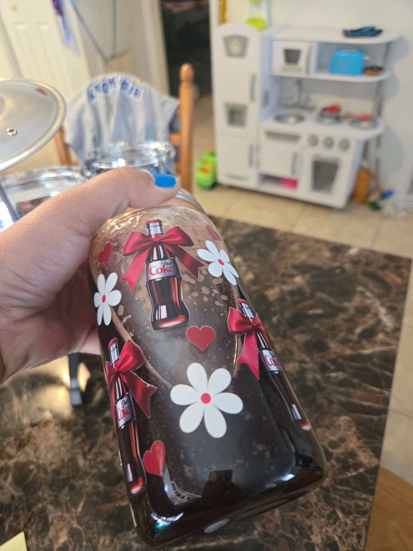 Diet Coke Snow Globe Tumbler