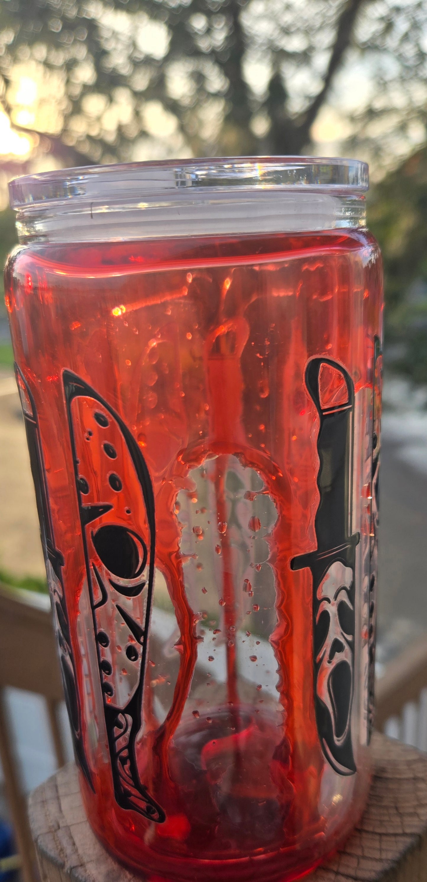 Halloween blood drip cup