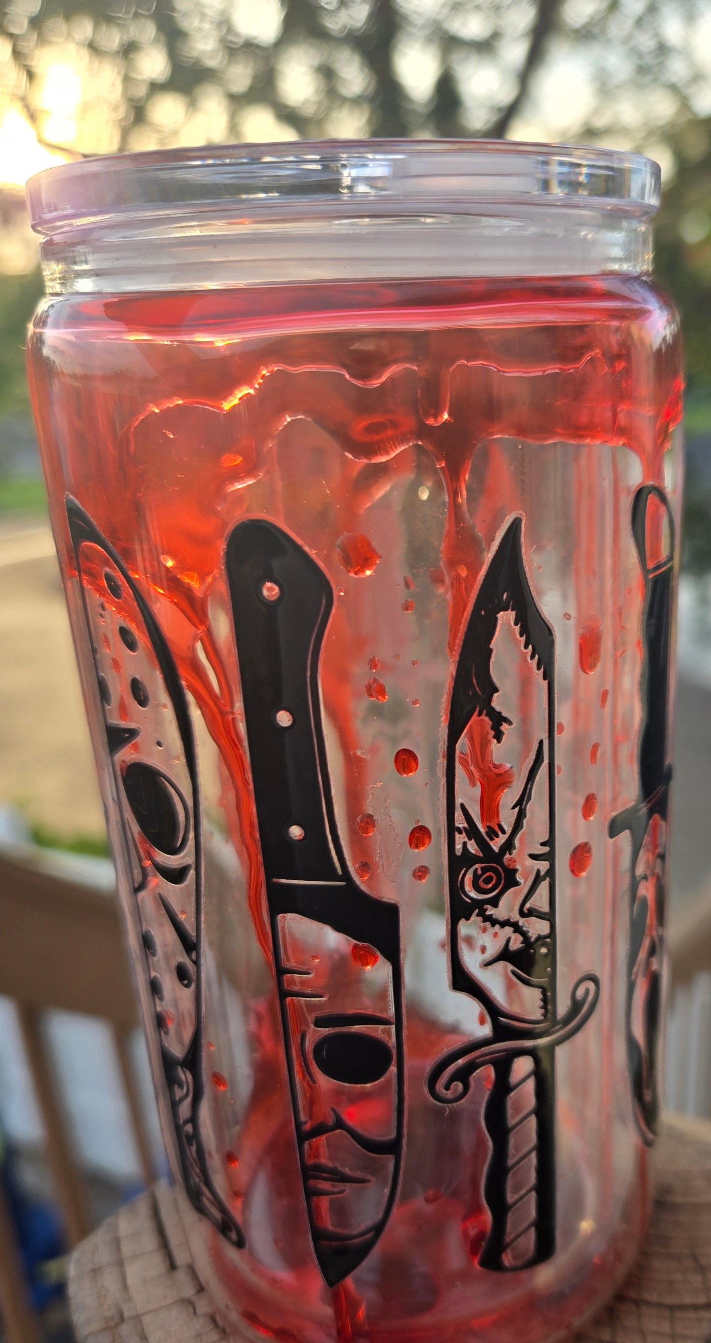 Halloween blood drip cup