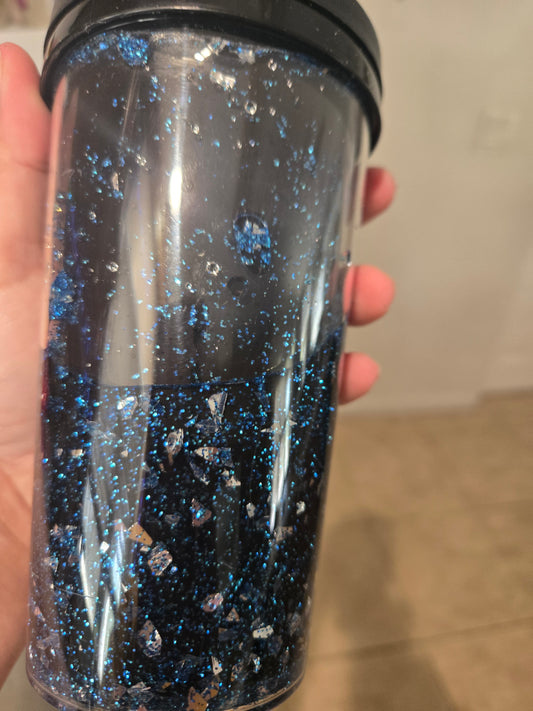 Midnight Sparkle - 16oz Snow Globe Tumbler