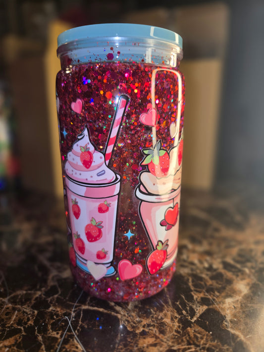 snow globe tumbler
