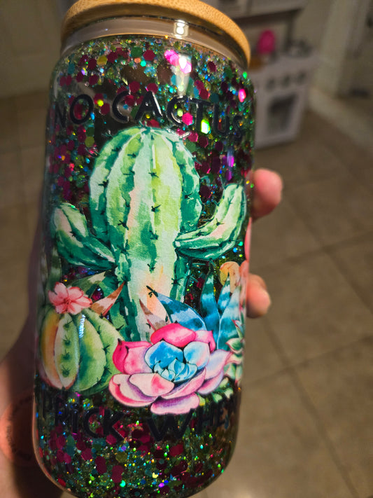 16oz snow globe tumbler