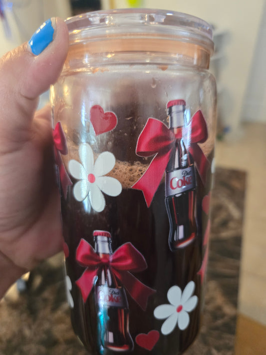 Diet Coke Snow Globe Tumbler