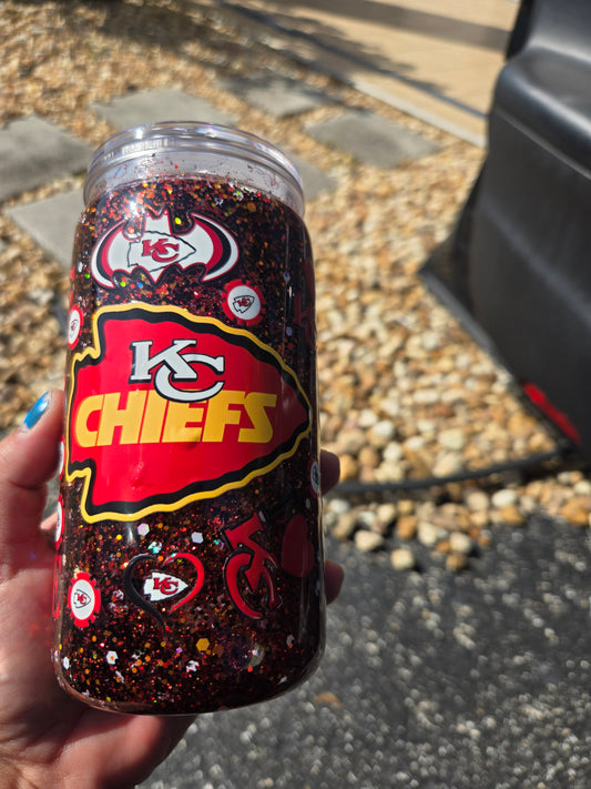 Kansas City Chiefs Snowglobe tumbler