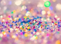 Step 2 Glitter flow
